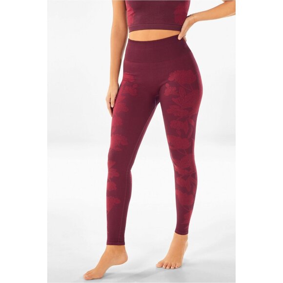 Women's - Fabletics Rosette Seamless Crop Top & Leggings Set, Size XS - Picture 3 of 13